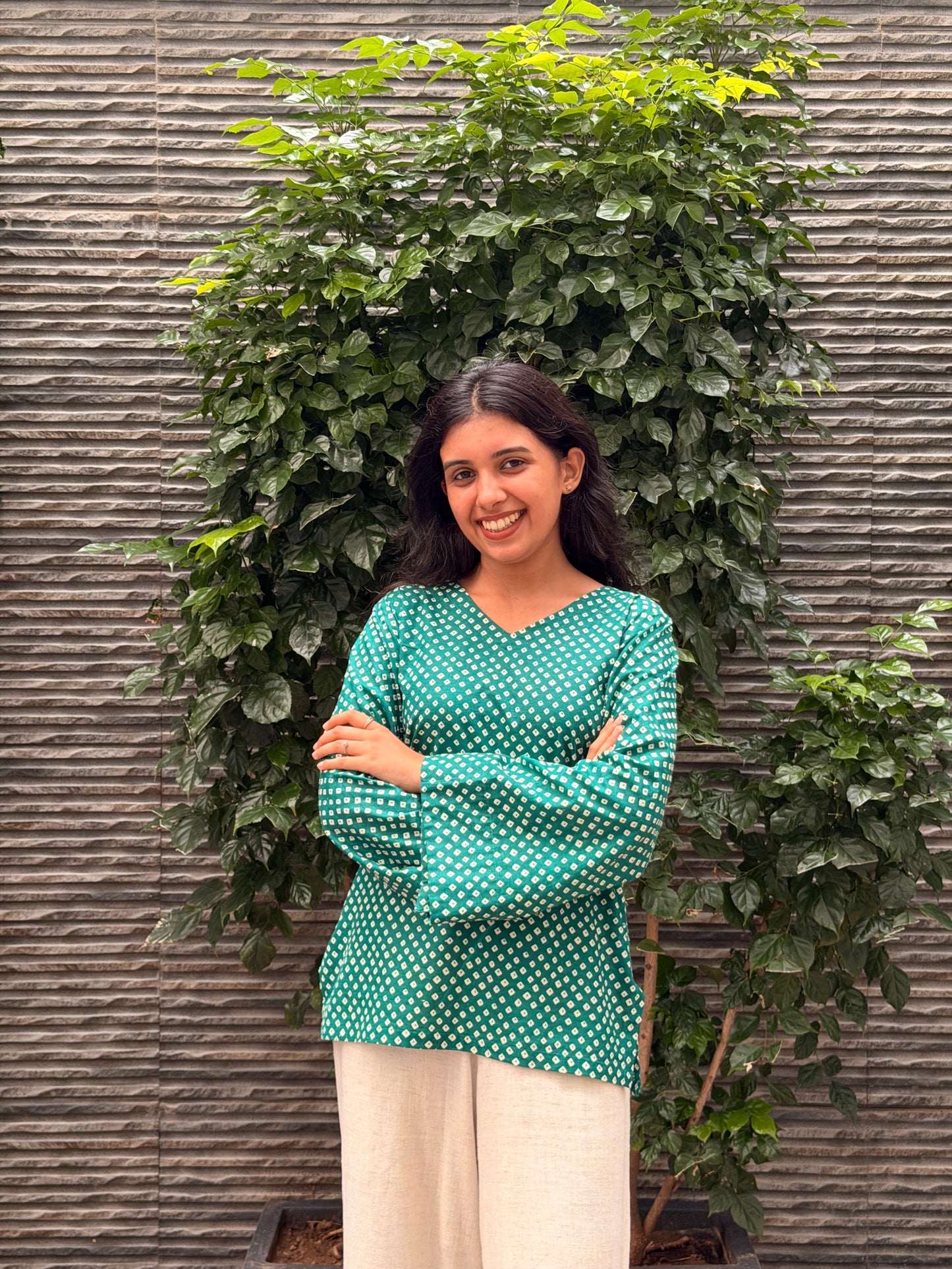 Reet bandhani kurti