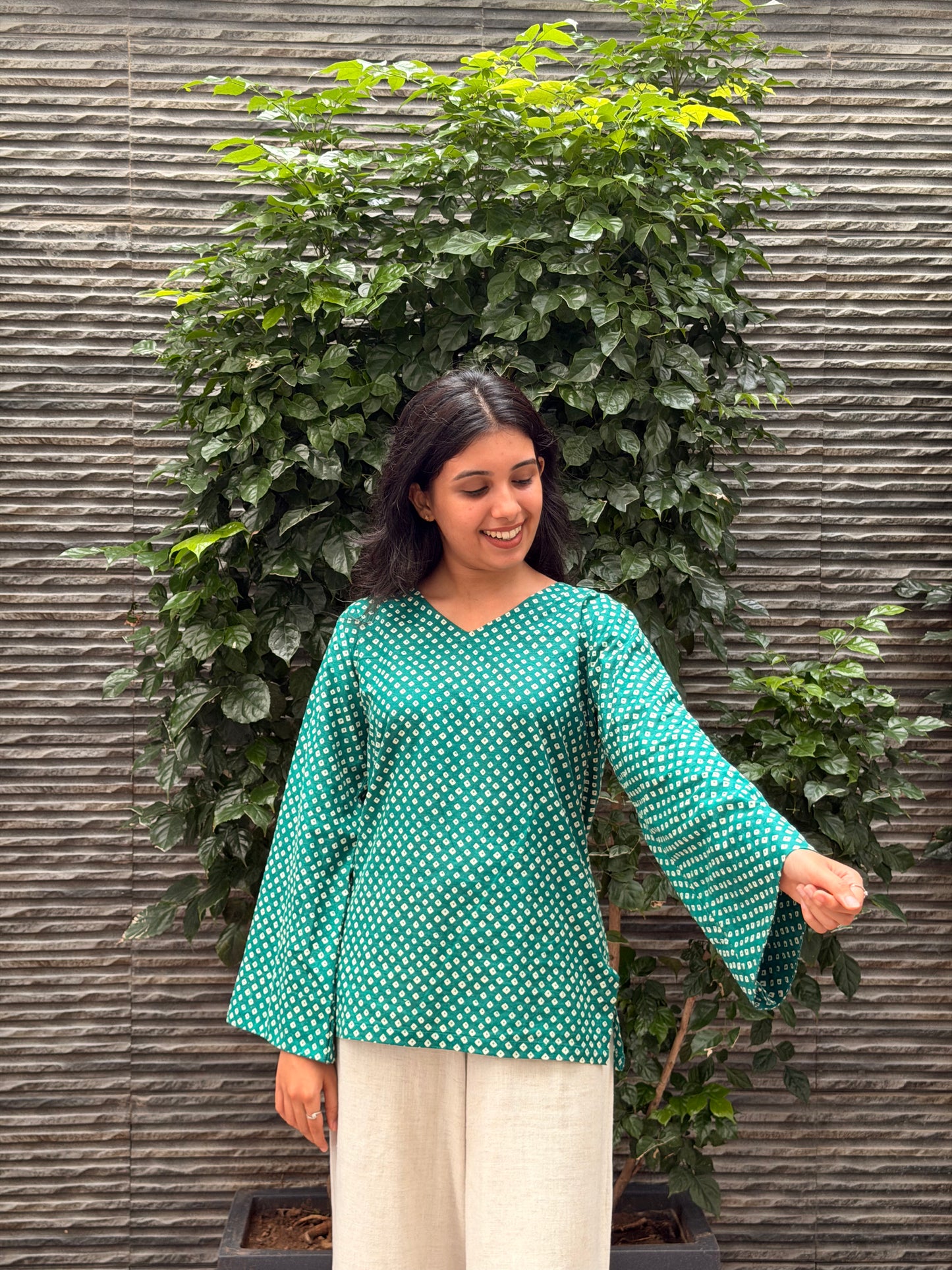 Reet bandhani kurti